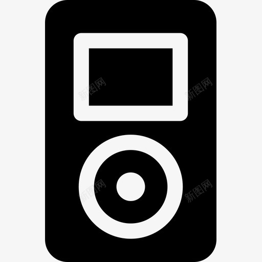 Ipod电子产品48已填充图标svg_新图网 https://ixintu.com Ipod 已填充 电子产品48