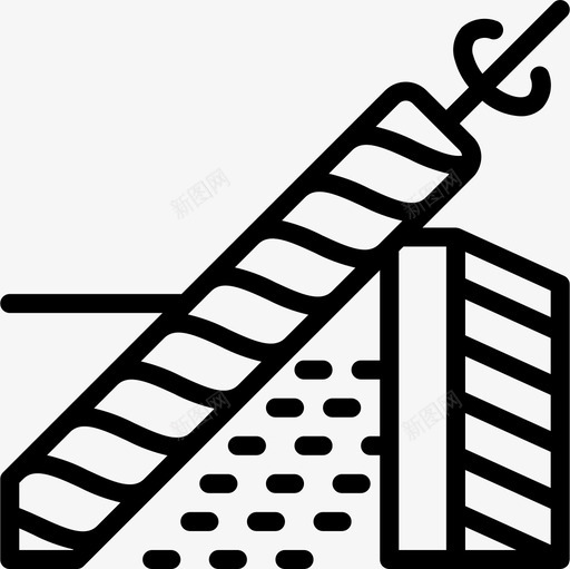螺丝钉发明直线图标svg_新图网 https://ixintu.com 发明 直线 螺丝钉