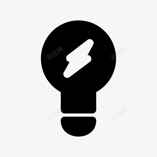 能源连接电力图标svg_新图网 https://ixintu.com 电力 能源 连接 闪电