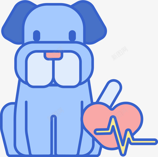 心脏病学兽医学35线性颜色图标svg_新图网 https://ixintu.com 兽医 医学 心脏 心脏病 病学 线性 颜色