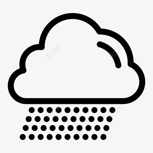 云加拿大雨图标svg_新图网 https://ixintu.com 云 加拿大 加拿大线 雨