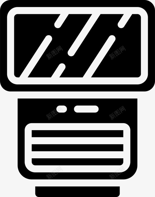 闪光灯设备摄影师图标svg_新图网 https://ixintu.com 字形 摄影 摄影师 照片 设备 闪光灯