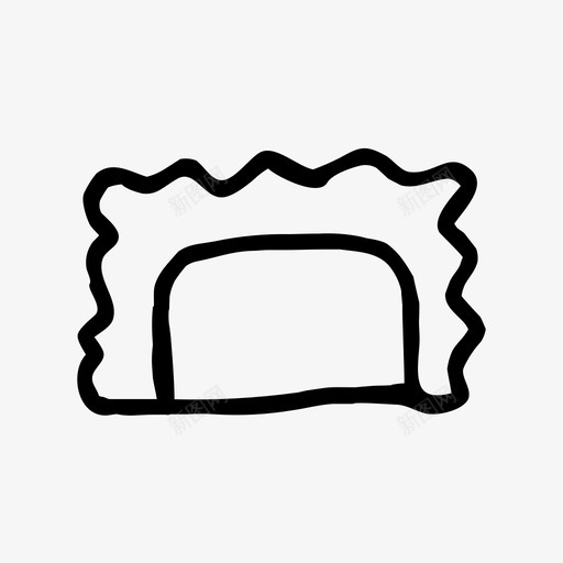 意大利面意大利通心粉图标svg_新图网 https://ixintu.com 意大利 通心粉