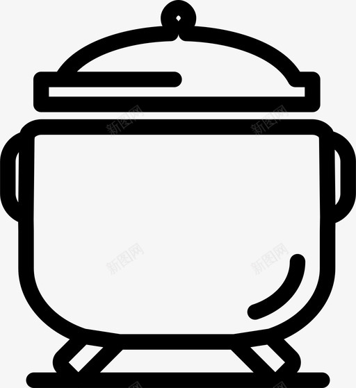 家用电器锅图标svg_新图网 https://ixintu.com 家用电器