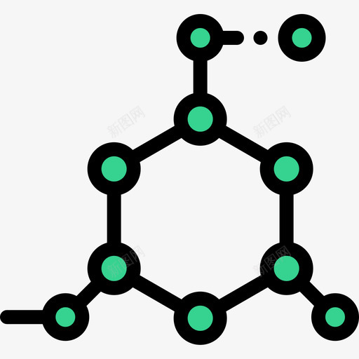 分子生物学2线性颜色图标svg_新图网 https://ixintu.com 分子 生物学 线性 颜色