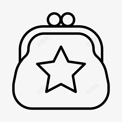 采购产品钱包配件袋子图标svg_新图网 https://ixintu.com 产品 时尚 硬币 袋子 配件 采购 钱包