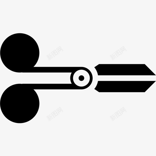 剪刀办公用品3实心图标svg_新图网 https://ixintu.com 剪刀 办公用品3 实心