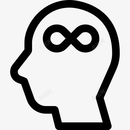 冥想人类思维33线性图标svg_新图网 https://ixintu.com 人类 冥想 思维 线性