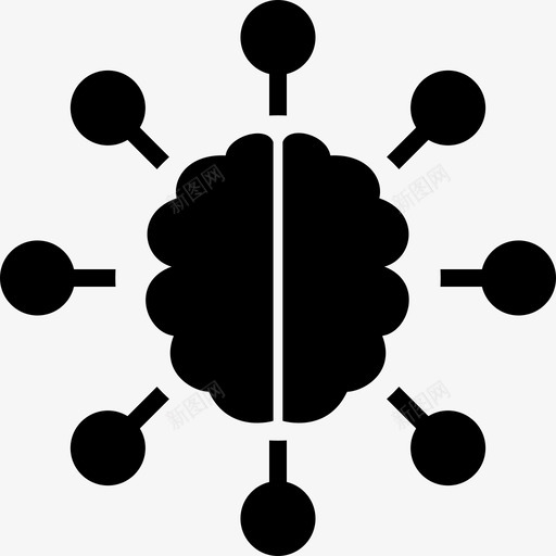 大脑设置大脑风暴思维方式图标svg_新图网 https://ixintu.com 大脑 思维方式 设置 风暴