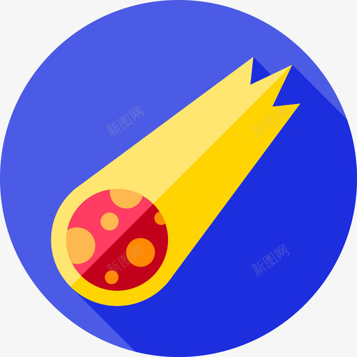 流星科幻小说17平的图标svg_新图网 https://ixintu.com 平的 流星 科幻小说