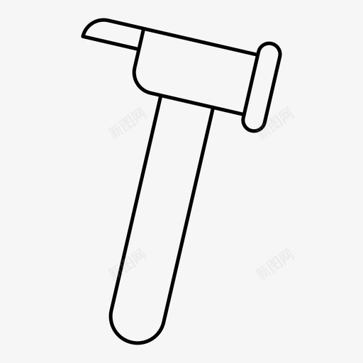 锤子建造修理图标svg_新图网 https://ixintu.com 修理 工具 建造 锤子
