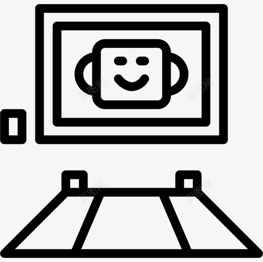 展览艺术家2线性图标svg_新图网 https://ixintu.com 展览 线性 艺术家2