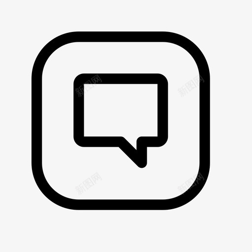 聊天评论消息图标svg_新图网 https://ixintu.com 回复 文本 消息 用户界面 短信 聊天 评论