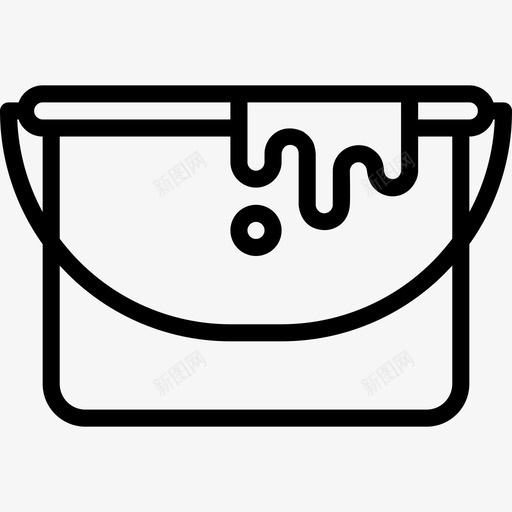 涂料结构3线性图标svg_新图网 https://ixintu.com 涂料 线性 结构