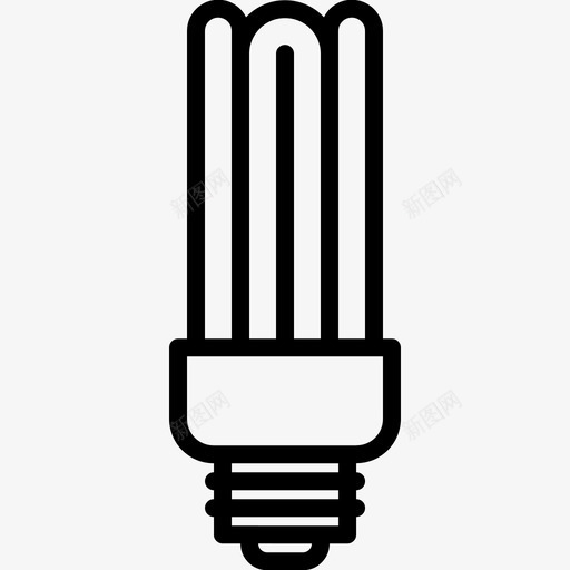 灯泡电工电图标svg_新图网 https://ixintu.com 灯泡 电工