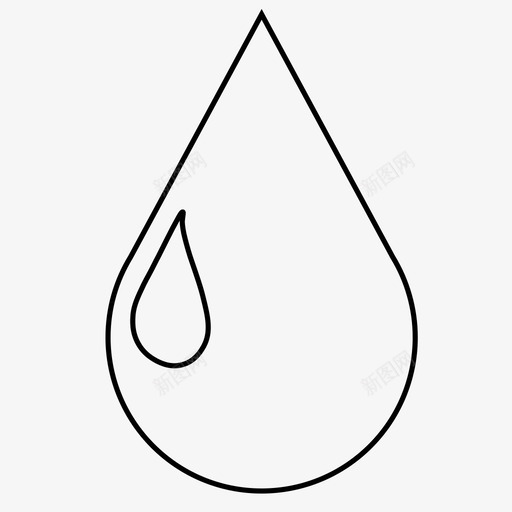 水滴油滴图标svg_新图网 https://ixintu.com 水滴 油滴