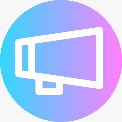扩音器商业249圆形图标svg_新图网 https://ixintu.com 商业249 圆形 扩音器
