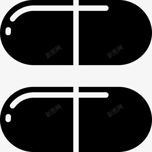 药丸医疗保健医院图标svg_新图网 https://ixintu.com 医学字形 医疗 医疗保健 医院 药丸 药片