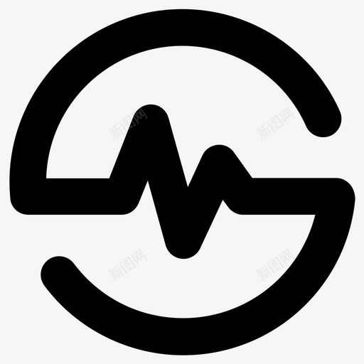 活动仪表板监控图标svg_新图网 https://ixintu.com 仪表板 活动 监控 脉冲 通知