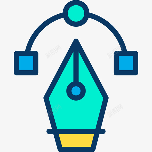 笔图形线颜色图标svg_新图网 https://ixintu.com 图形设计 颜色