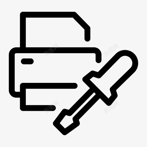 打印机设置设置页面强图标svg_新图网 https://ixintu.com 强 打印机设置 设置页面