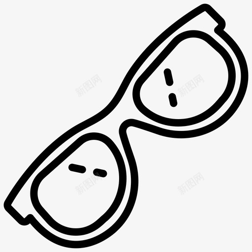 眼镜护目镜虚拟现实图标svg_新图网 https://ixintu.com 护目镜 旅游和酒店线路图标 眼镜 虚拟现实