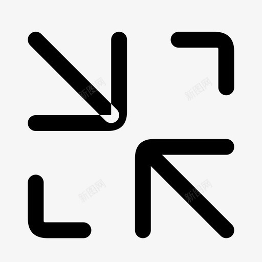player 退出全屏svg_新图网 https://ixintu.com player 退出全屏 退出全屏-01