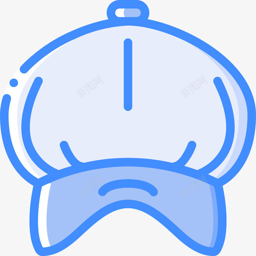 帽子帽子4蓝色图标svg_新图网 https://ixintu.com 帽子 帽子4 蓝色