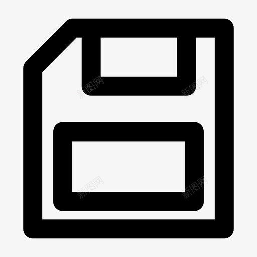 保存存档软盘图标svg_新图网 https://ixintu.com 下载 保存 媒体 存储 存档 软盘