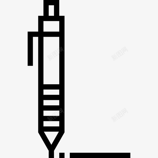 笔办公用品供应商直系图标svg_新图网 https://ixintu.com 供应商 办公用品 直系