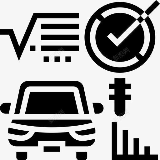 诊断智能汽车2字形图标svg_新图网 https://ixintu.com 字形 智能 汽车 诊断