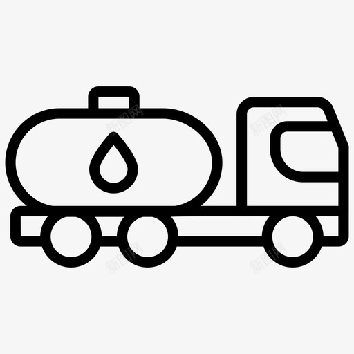 油罐车燃料运输燃料物流图标svg_新图网 https://ixintu.com 图标 油罐车 燃料 物流 运输 运输线