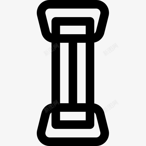 阻力带治疗6线性图标svg_新图网 https://ixintu.com 治疗6 线性 阻力带
