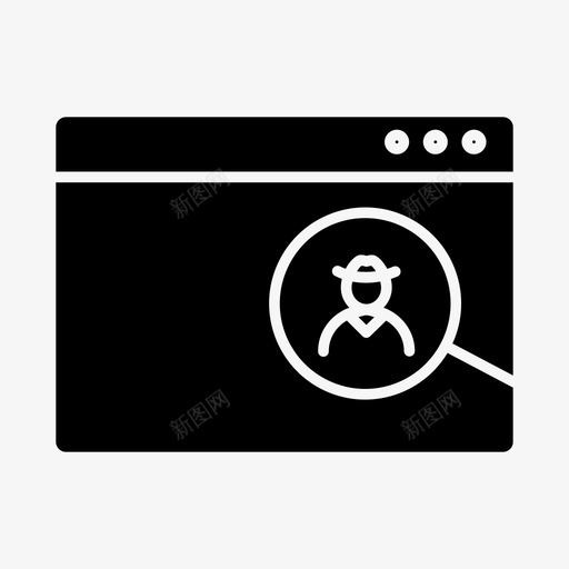 间谍潜伏偷窥图标svg_新图网 https://ixintu.com 偷窥 潜伏 窥探 间谍