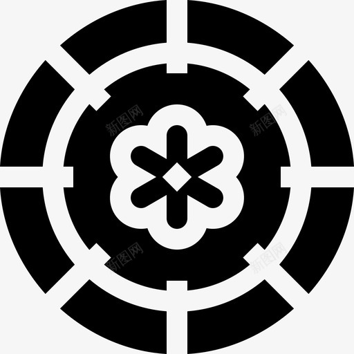 盘子造型艺术填充图标svg_新图网 https://ixintu.com 填充 盘子 造型艺术