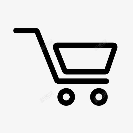 购物车商业网上商店图标svg_新图网 https://ixintu.com 商业 商店 网上商店 购物 购物车 超市