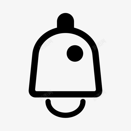 打铃svg_新图网 https://ixintu.com 打铃