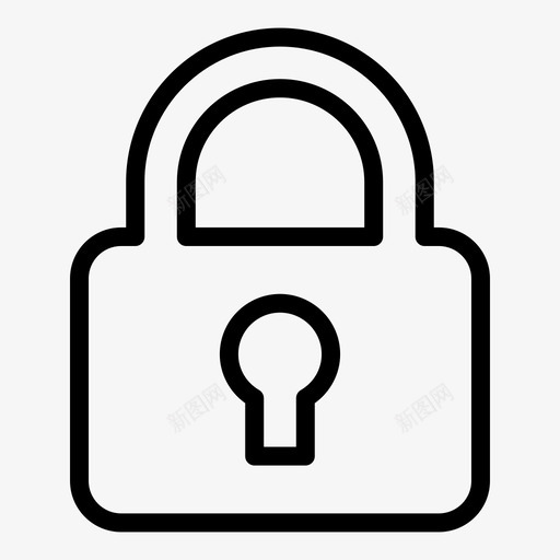 锁密码私人图标svg_新图网 https://ixintu.com 保护 安全 密码 私人 锁