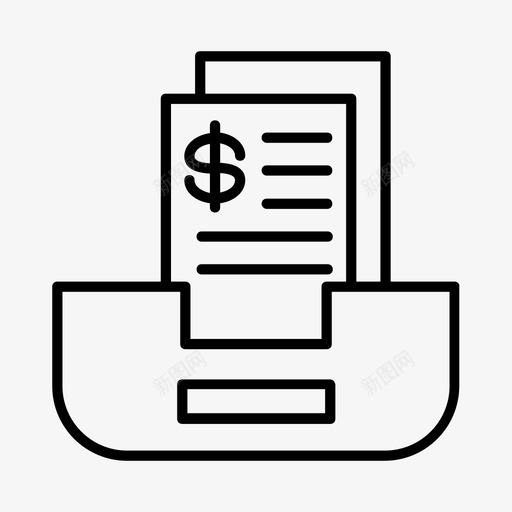 档案盒子商业图标svg_新图网 https://ixintu.com 商业 文件 档案 盒子 财务