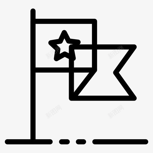 军旗25岁直系图标svg_新图网 https://ixintu.com 25岁 军旗 直系