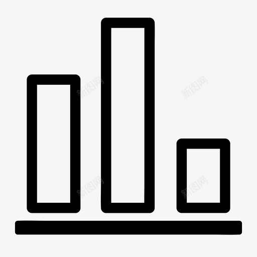 条形图图表进度图标svg_新图网 https://ixintu.com web 图表 报告 条形图 进度