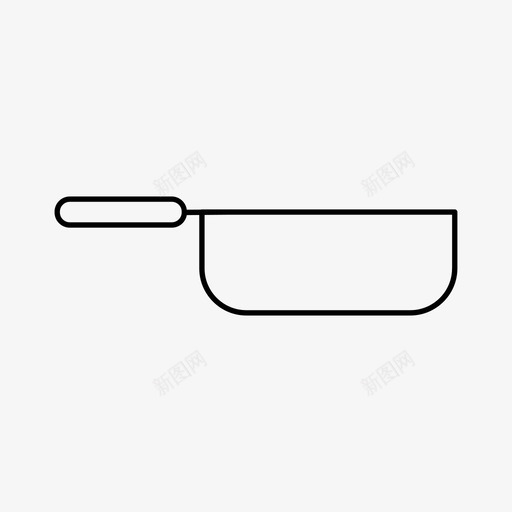 锅厨师煎锅图标svg_新图网 https://ixintu.com 厨师 厨房 厨房用具 煎锅 食物
