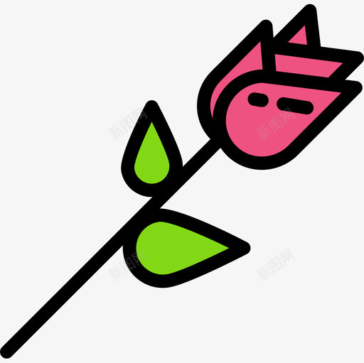 玫瑰农业园艺3魔法图标svg_新图网 https://ixintu.com 农业园艺3 玫瑰 魔法