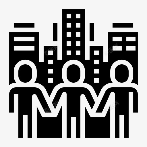 企业文化企业组织图标svg_新图网 https://ixintu.com 企业 企业文化 组织 营销管理扎实