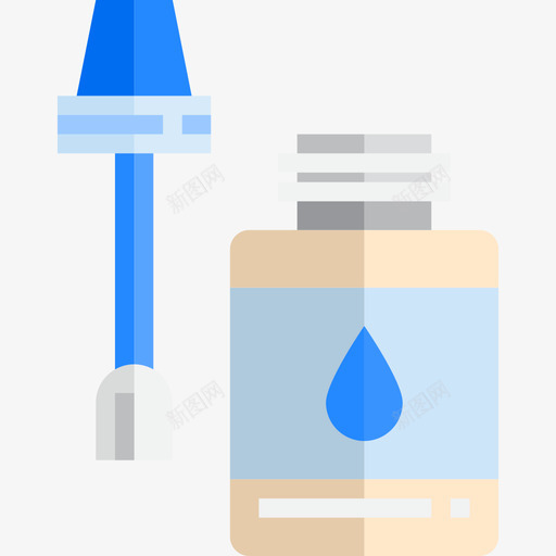 胶水办公用品3扁平图标svg_新图网 https://ixintu.com 办公用品 扁平 胶水