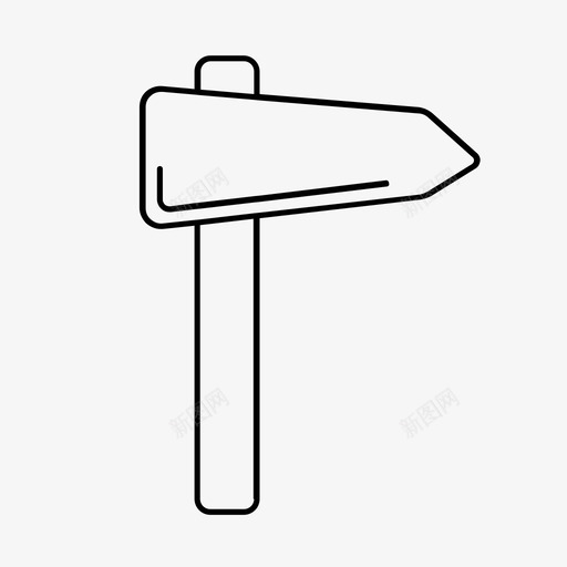 标牌测向器方向指引图标svg_新图网 https://ixintu.com 信号 方向指引 方向标志 标牌 测向器 营地