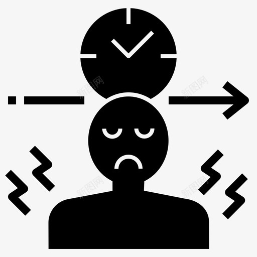 慢性持续疾病图标svg_新图网 https://ixintu.com 慢性 持续 疾病 符号 茨海 阿尔 雕文 默病