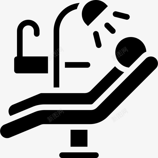 牙科椅牙科5填充图标svg_新图网 https://ixintu.com 填充 牙科5 牙科椅