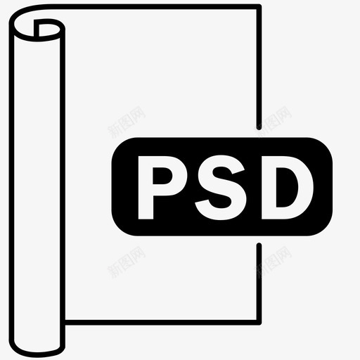 psd文件文件格式图标svg_新图网 https://ixintu.com psd 图像 文件 格式