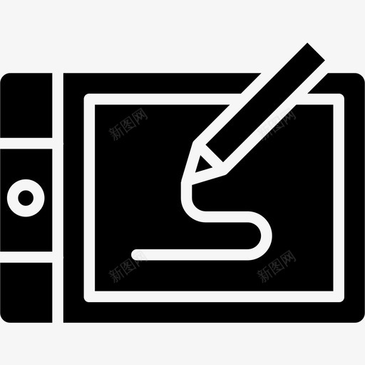 图形平板电脑网页和开发31实心图标svg_新图网 https://ixintu.com 图形平板电脑 实心 网页设计和开发31